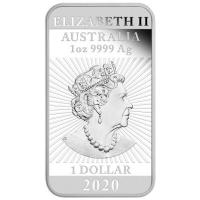 Australien - 1 AUD Drachen Barren 2020 - 1 Oz Silber PP
