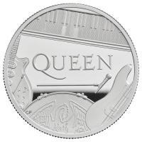 Grobritannien - 10 GBP Music Legends Queen 2020 - 5 Oz Silber PP