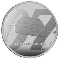 Grobritannien - 2 GBP James Bond 007: Pay Attention - 1 Oz Silber PP