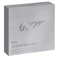 Grobritannien - 2 GBP James Bond 007: Pay Attention - 1 Oz Silber PP