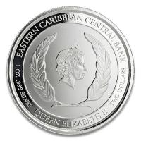 Grenada - 2 Dollar EC8_3 Diving Paradise 2020 - 1 Oz Silber