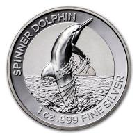 Australien - 5 AUD RAM Delphin Dolphin 2020 - 1 Oz Silber PP HR