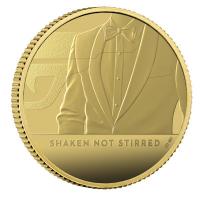 Grobritannien - 25 GBP James Bond 007: Shaken Not Stirred - 1/4 Oz Gold PP