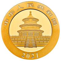 China - 50 Yuan Panda 2021 - 3g Gold