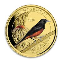 Montserrat - 10 Dollar EC8_3 The Emerald Isle Oriole PP 2020 - 1 Oz Gold Color