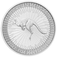 Australien - 1 AUD PerthMint Knguru 2021 - 1 Oz Silber