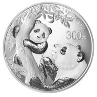 China - 300 Yuan Panda 2021 - 1 KG Silber PP