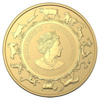 Australien - 100 AUD RAM Lunar Jahr des Ochsen 2021 - 1 Oz Gold