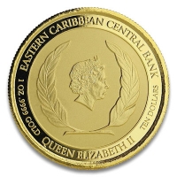 St. Vincent und Grenadinen - 10 Dollar EC8_3 Pax et Justitia PP 2020 - 1 Oz Gold Color