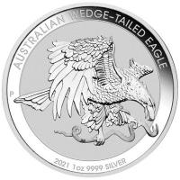 Australien 1 AUD Wedge Tailed Eagle 2021 1 Oz Silber