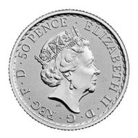 Grobritannien - 0,5 GBP Britannia 2021 - 1/4 Oz Silber