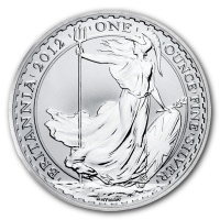 Grobritannien - 2 GBP Britannia 2012 - 1 Oz Silber