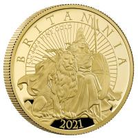 Grobritannien - 200 GBP Britannia 2021 - 2 Oz Gold PP
