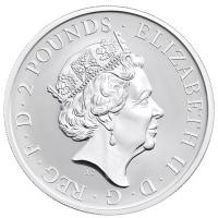 Grobritannien - 4 GBP Britannia 2 Coin Set 2021 - 2*1 Oz Silber PP