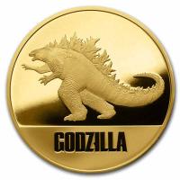 Niue - 2 NZD Godzilla vs. Kong: Godzilla - 1 Oz Gold