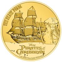 Niue 250 NZD Disney(TM) Fluch der Karibik(TM): Black Pearl(TM) 2021 1 Oz Gold