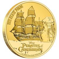 Niue 250 NZD Disney(TM) Fluch der Karibik(TM): Black Pearl(TM) 2021 1 Oz Gold Rckseite
