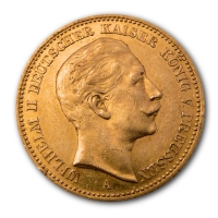 Deutsches Kaiserreich 20 Mark Wilhelm II. 7,16g Goldmnze
