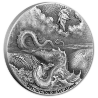 Niue - 2 NZD Bibelserie Die Vernichtung des Leviathan 2020 - 2 Oz Silber