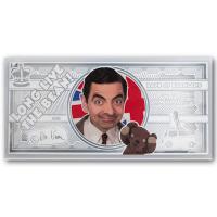 Cook Island - 1 CID Mr. Bean Banknote 2021 - Silber