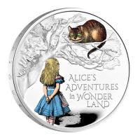 Grobritannien - 2 GBP Alice im Wunderland 2021 - 1 Oz Silber PP