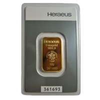 Goldbarren Umicore / Heraeus / Degussa 10g Gold
