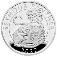 Grobritannien - 2 GBP Tudor Beasts (1.) Seymour Panther 2022 - 1 Oz Silber PP