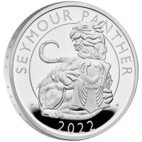 Grobritannien - 2 GBP Tudor Beasts (1.) Seymour Panther 2022 - 1 Oz Silber PP