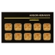 Goldbarren - Argor-Heraeus Multicard - 10 * 1g Gold