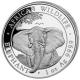 Somalia - African Wildlife Elefant 2021 - 1 Oz Silber