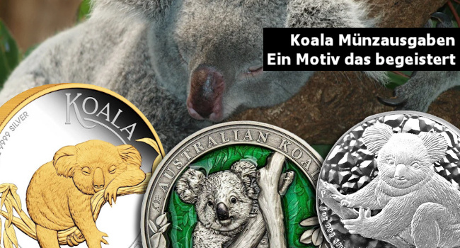 PerthMint Australia Koala Gold und Silber