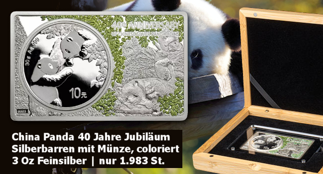 Silber Panda wird 40 Jahre