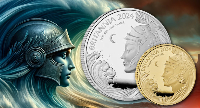Royal Mint: Britannia 2024 Sammlermünzen
