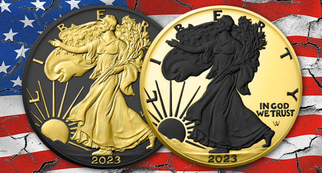 Silver Eagle Platinum Gilded