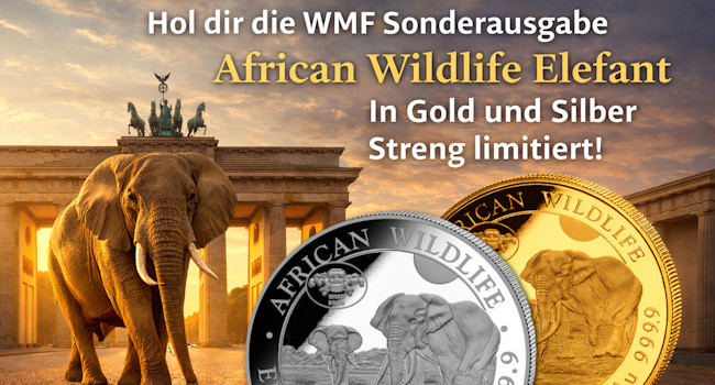 African Wildlife Elefant: World Money Fair