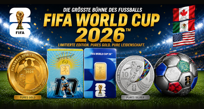 Sammlerausgaben zur Fussball Weltmeisterschaft