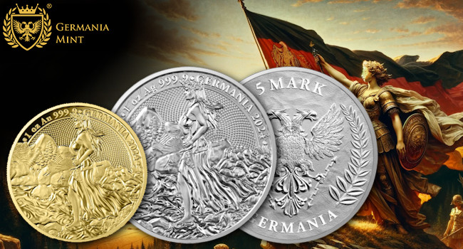 Germania Mint: Germania 2024 in Gold & Silber