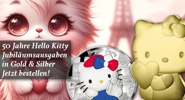 50 Jahre Hello Kitty - Gold & Silber