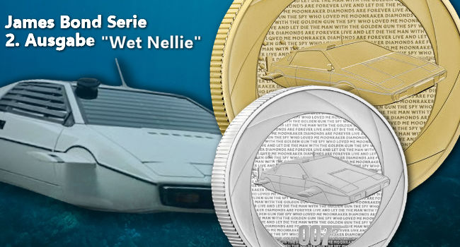 James Bond Sammlermünzen