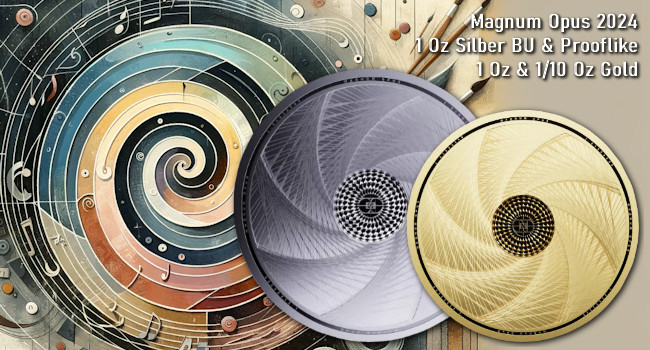 Magnum Opus 2024 in Gold & Silber
