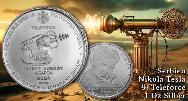 Nikola Tesla Silber Serie: 9. Teleforce