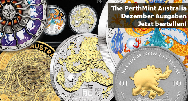 PerthMint Dezember Neuheiten