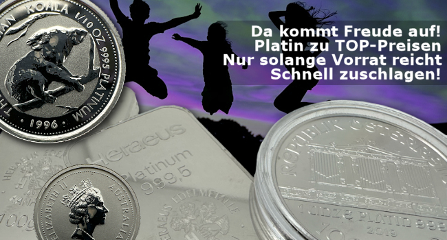 Platin zu TOP-Preisen