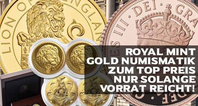 Gold Numismatik zum TOP Preis