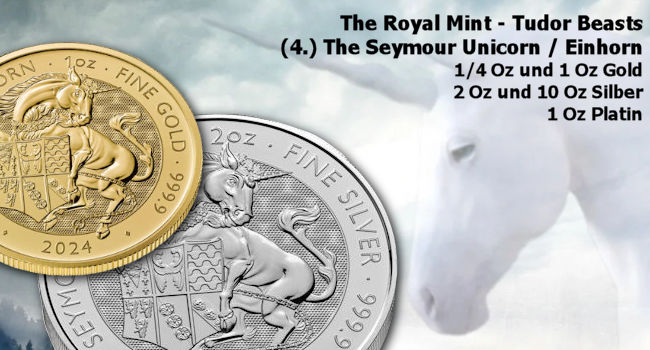 The Royal Mint - Tudor Beasts - Einhorn