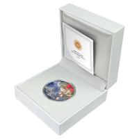 Kamerun - 500 CFA Glockenspiel (Carol of the Bells) - 1/2 Oz Silber Antik Finish