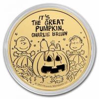 USA - 70 Jahre Peanuts Pumpkin Halloween 2021 - 1 Oz Gold