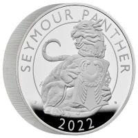 Großbritannien - 10 GBP Tudor Beasts (1.) Seymour Panther 2022 - 10 Oz Silber PP