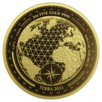 Tokelau - 100 NZD Terra 2021 - 1 Oz Gold