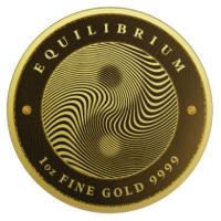 Tokelau - 100 NZD Equilibrium 2021 - 1 Oz Gold